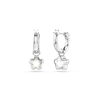Swarovski Chroma Star Rhodium Earrings