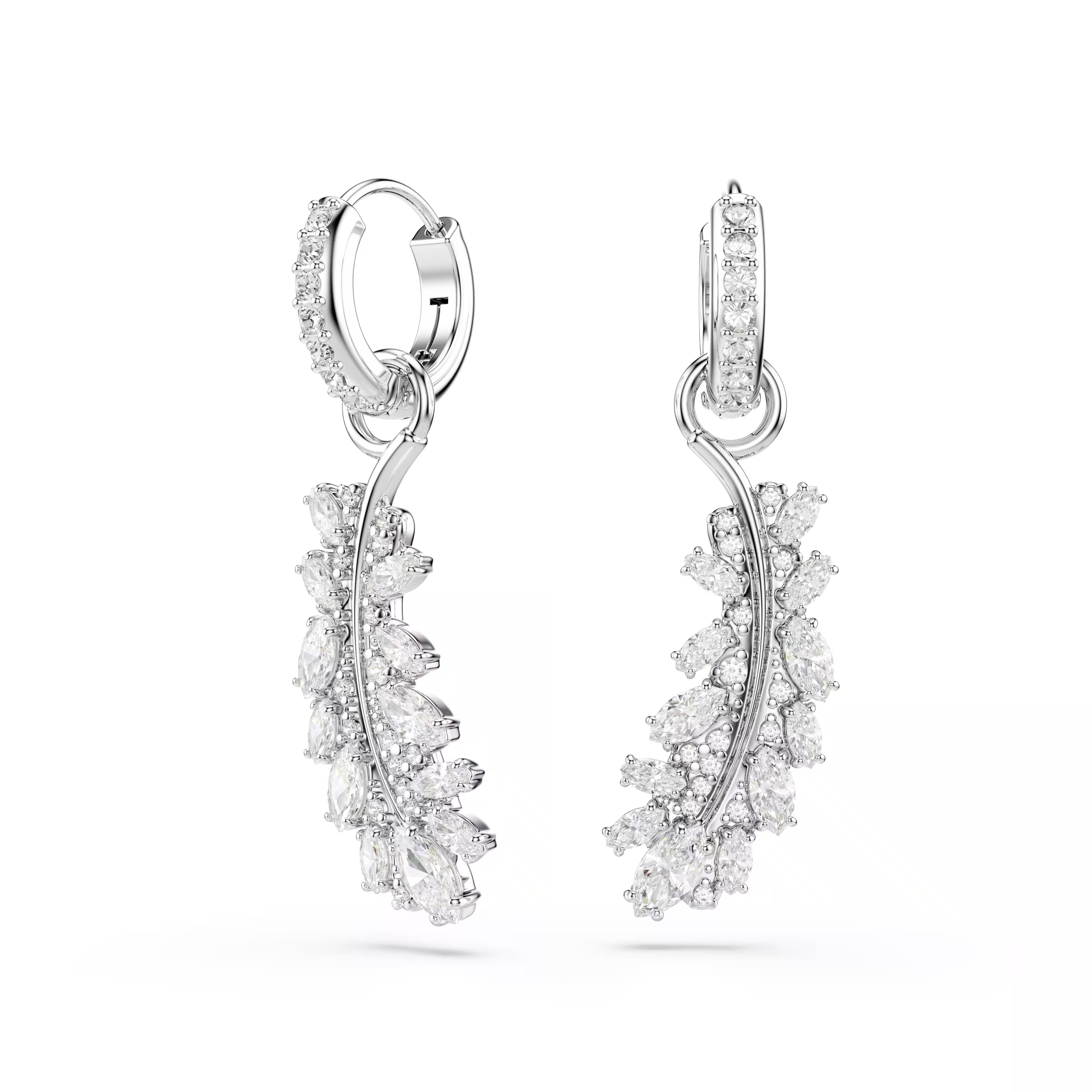 Swarovski Vienna Feather Earrings