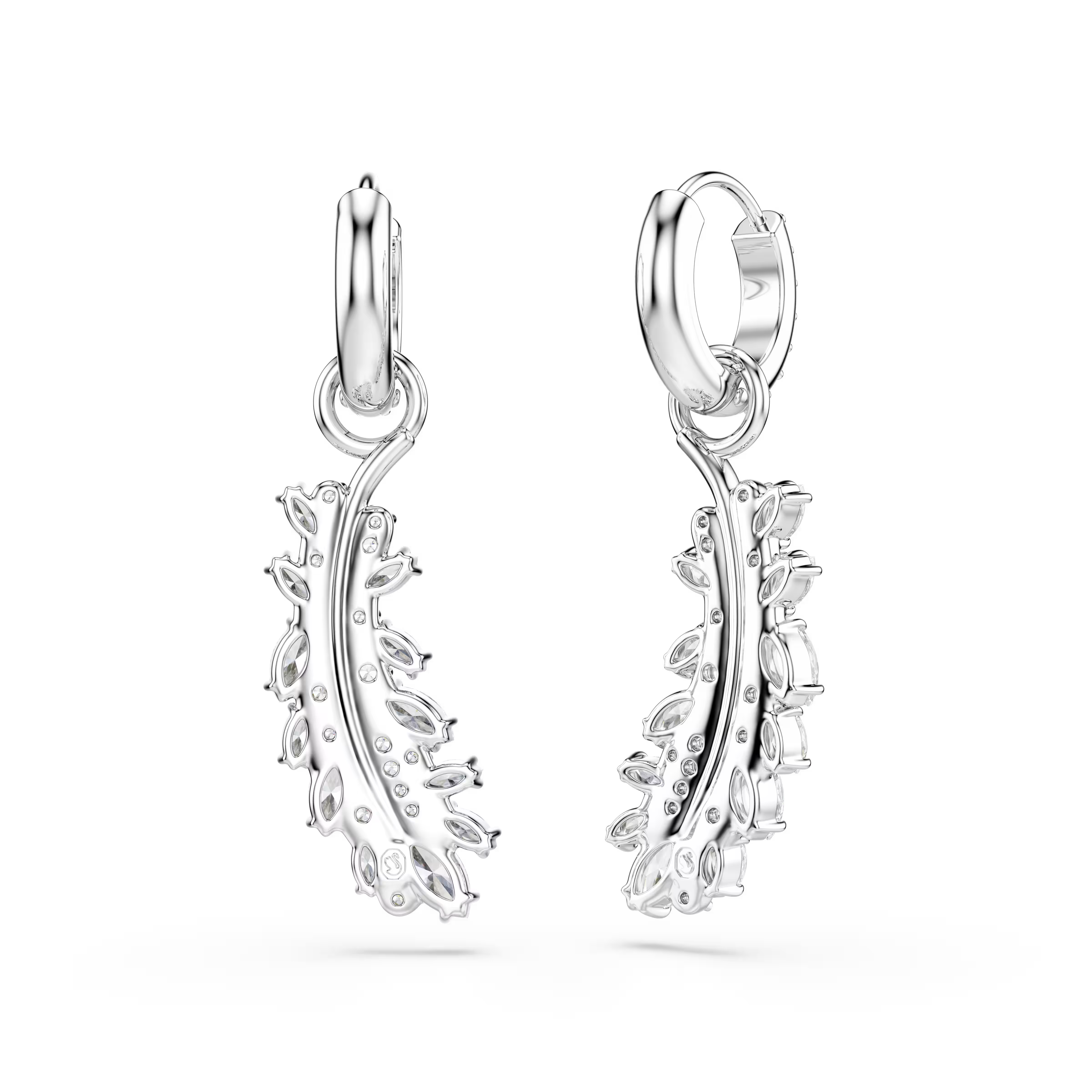 Swarovski Vienna Feather Earrings