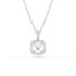 Swarovski Una Angelic Cushion Rhodium Necklace