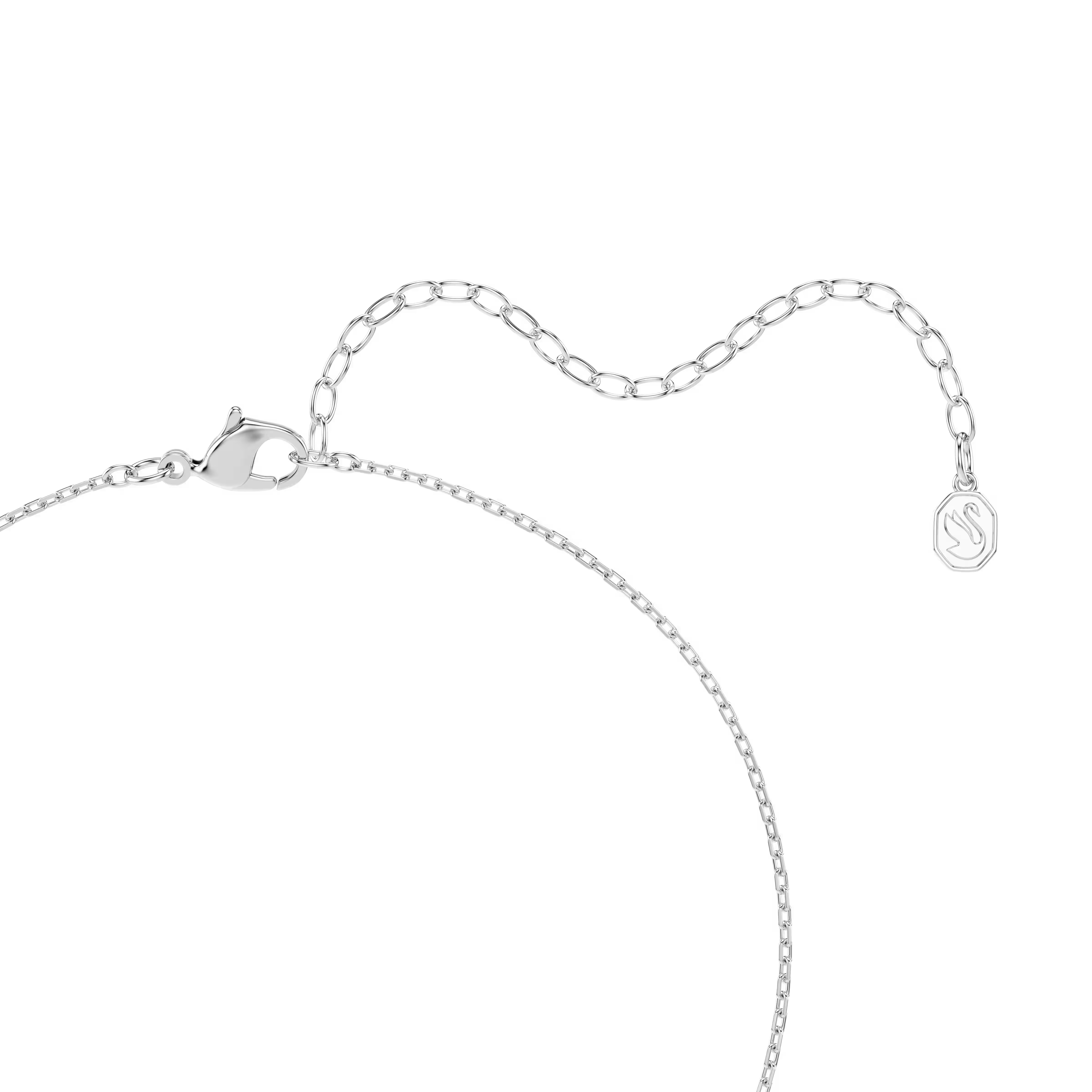 Swarovski Una Angelic Cushion Rhodium Necklace