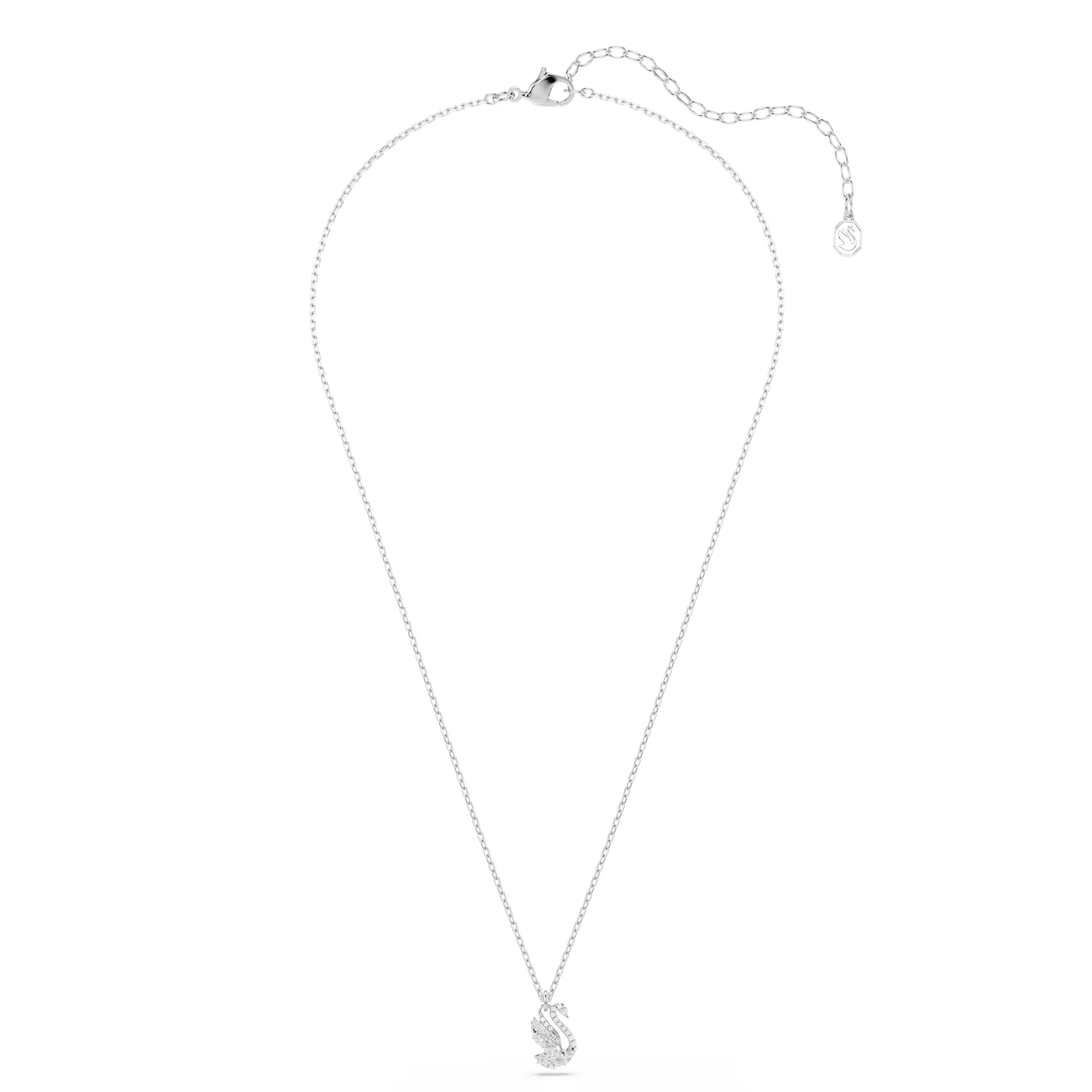 Swarovski Swan Mixed Cuts Rhodium Necklace