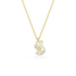 Swarovski Swan Mixed Cuts Gold Necklace