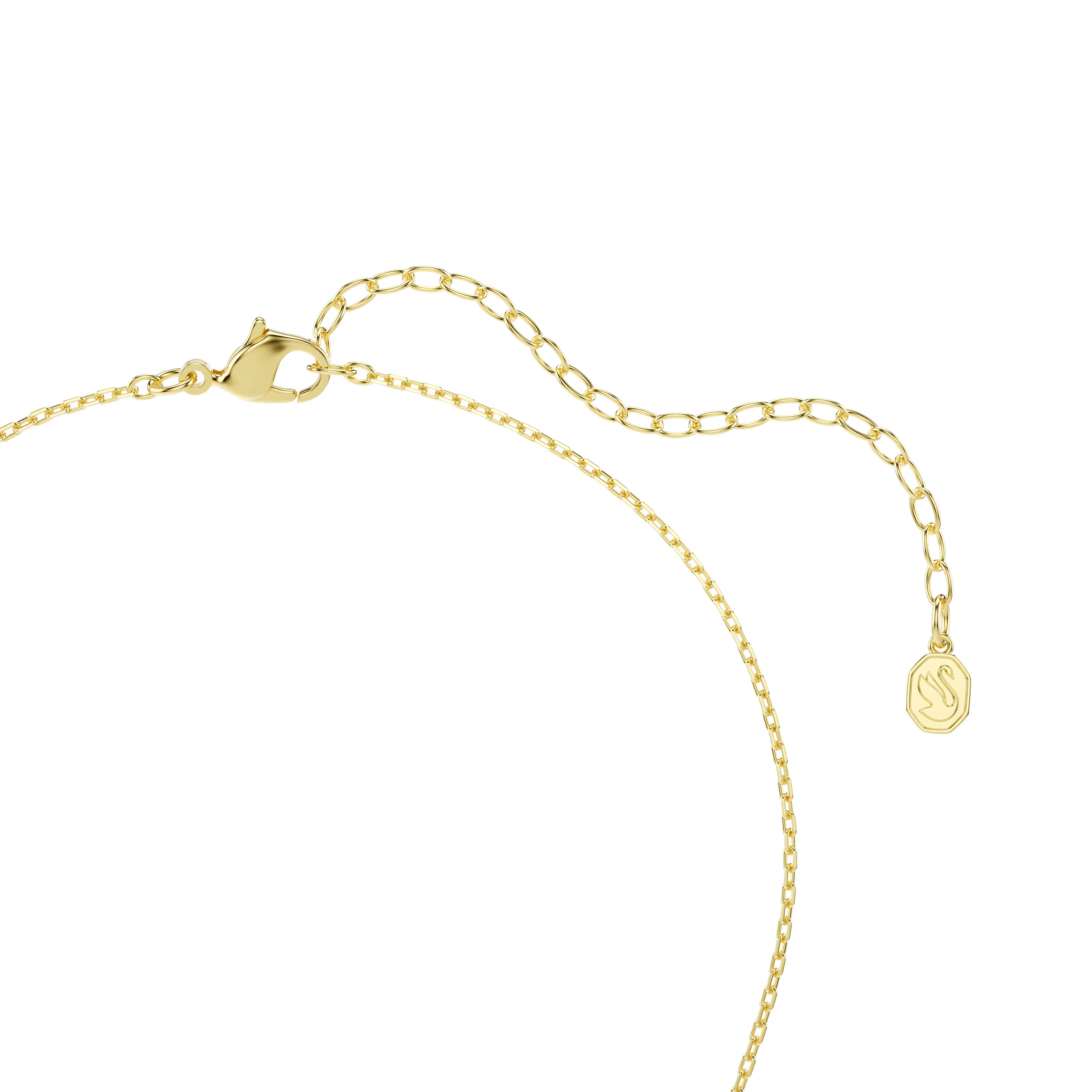 Swarovski Swan Mixed Cuts Gold Necklace