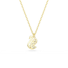 Swarovski Swan Mixed Cuts Gold Necklace