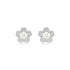 Swarovski Rhodium Ariana Grande Angelic Flower Earrings