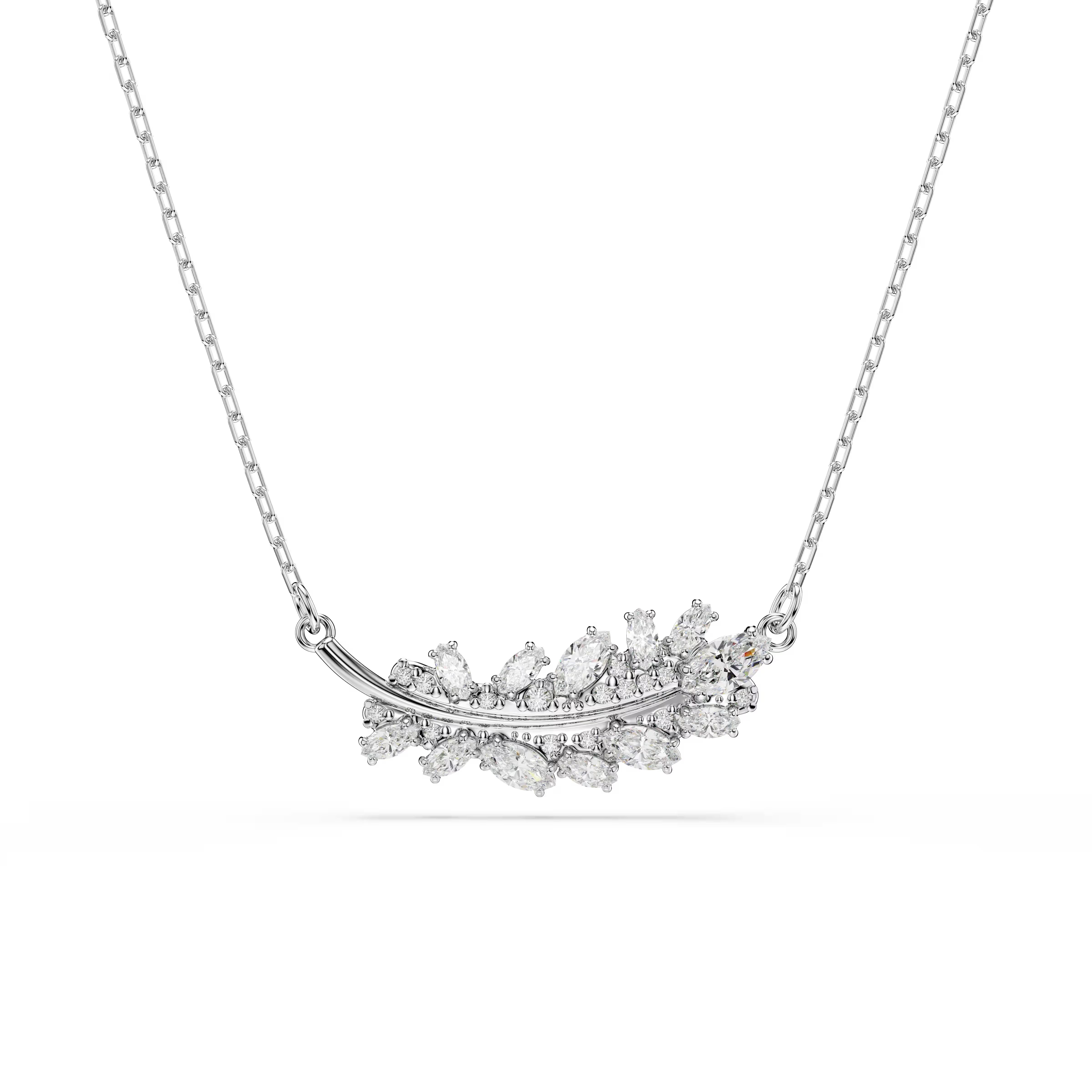 Swarovski Vienna Feather Necklace