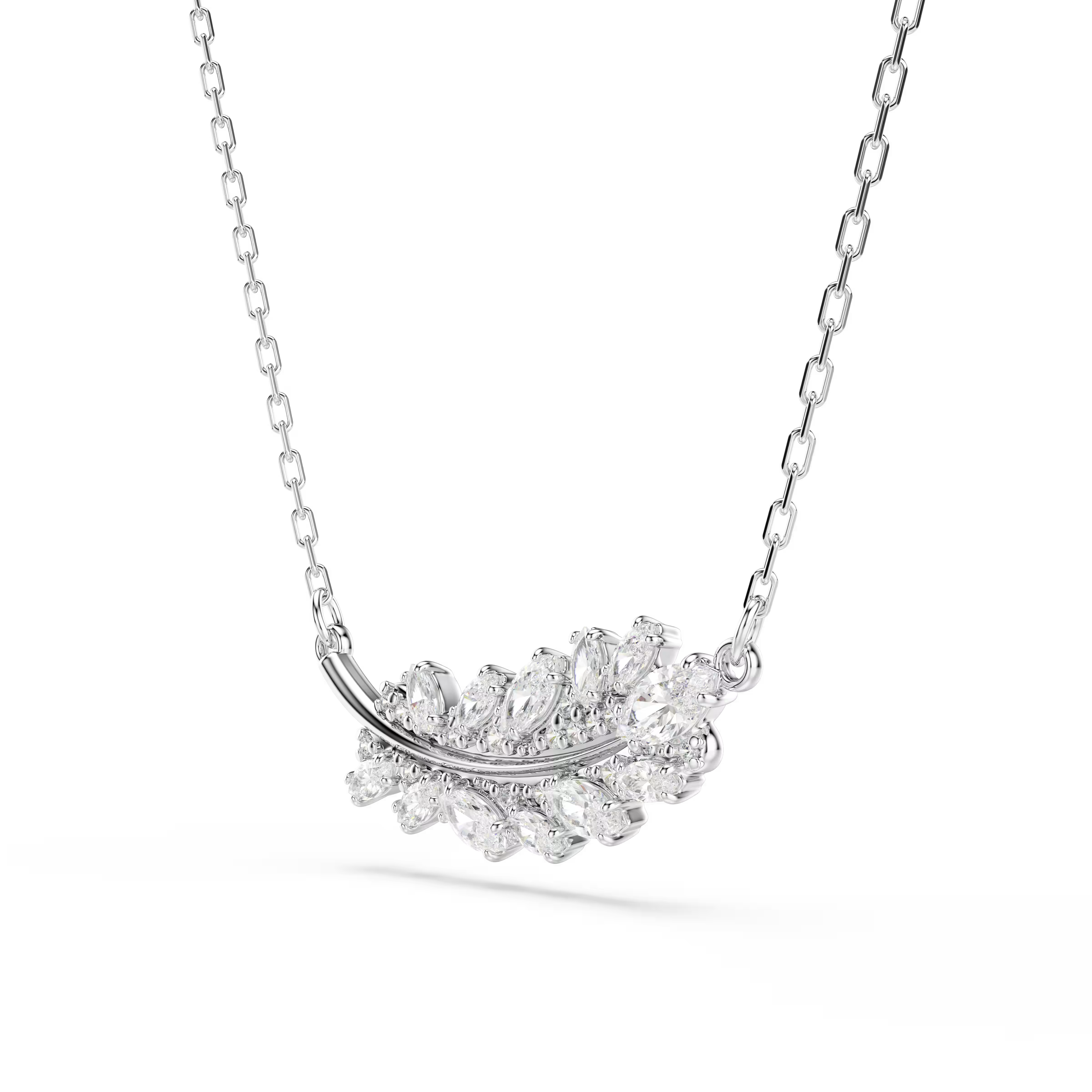 Swarovski Vienna Feather Necklace
