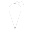 Swarovski Una Agelic Mixed Cuts Green Rhodium Necklace