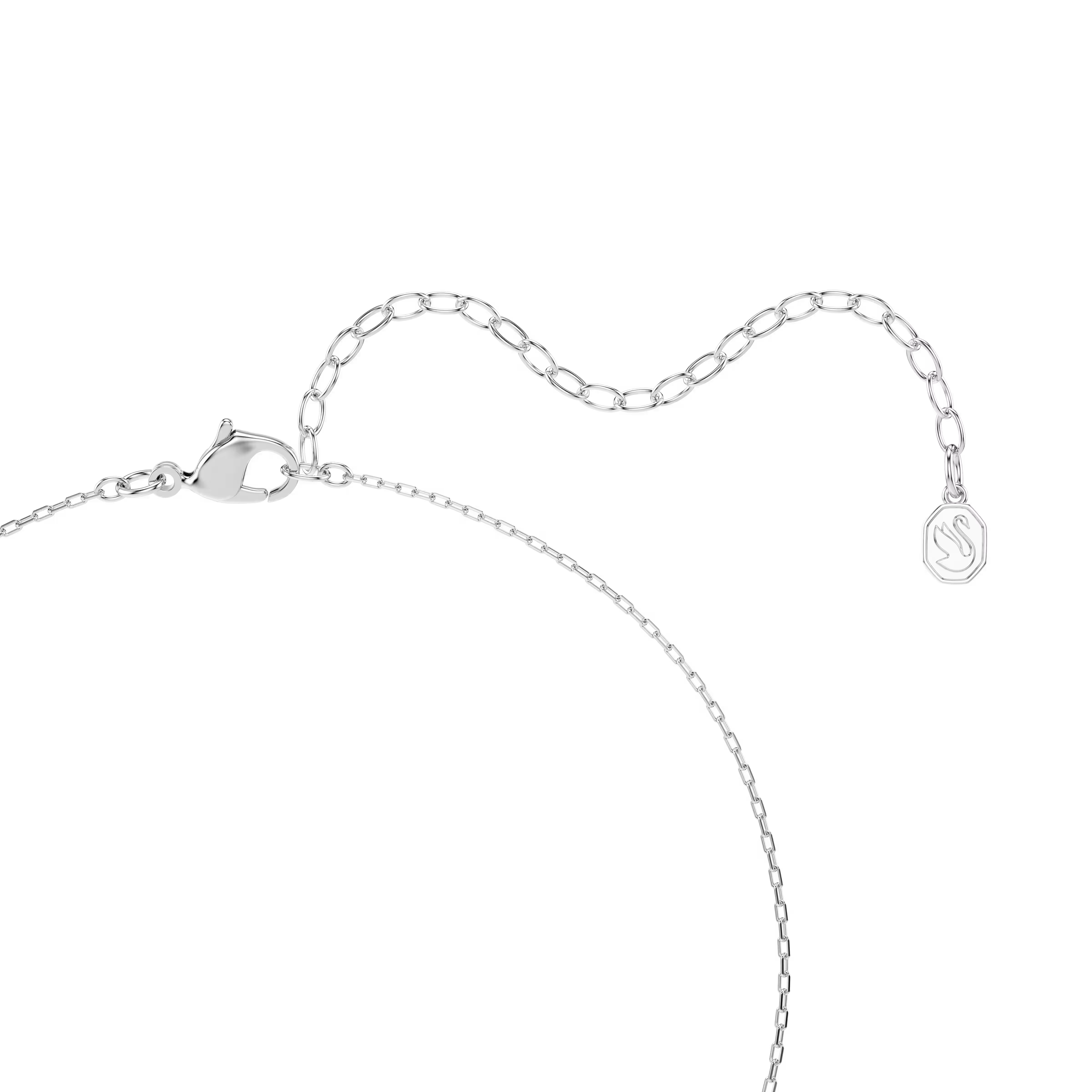 Swarovski Una Agelic Mixed Cuts Green Rhodium Necklace