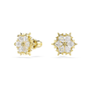 Swarovski Magic Snowflake Gold Earrings