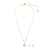 Swarovski Magic Snowflake Gold Necklace & Earrings Set