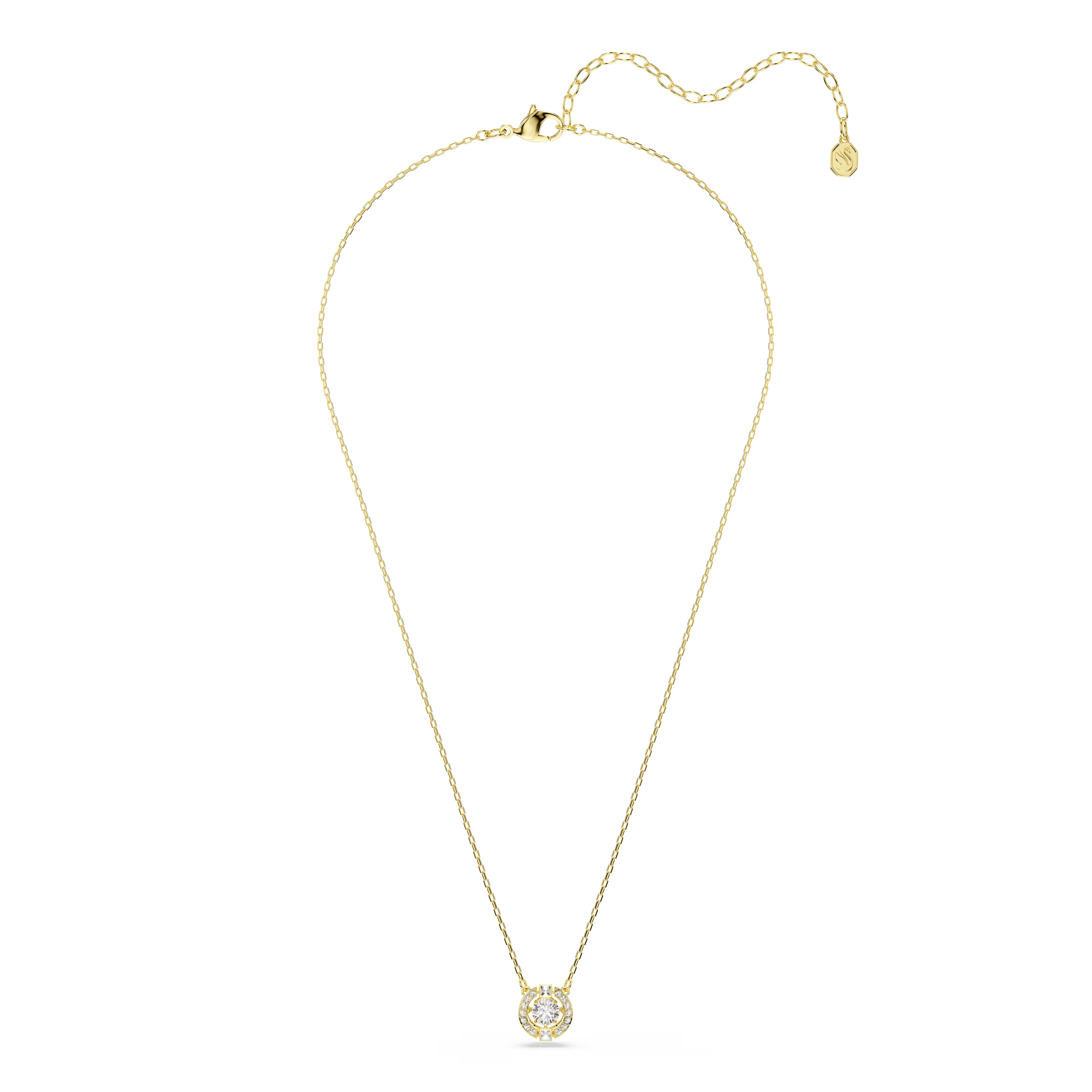Swarovski Una Angelic Mixed Cuts Gold Necklace
