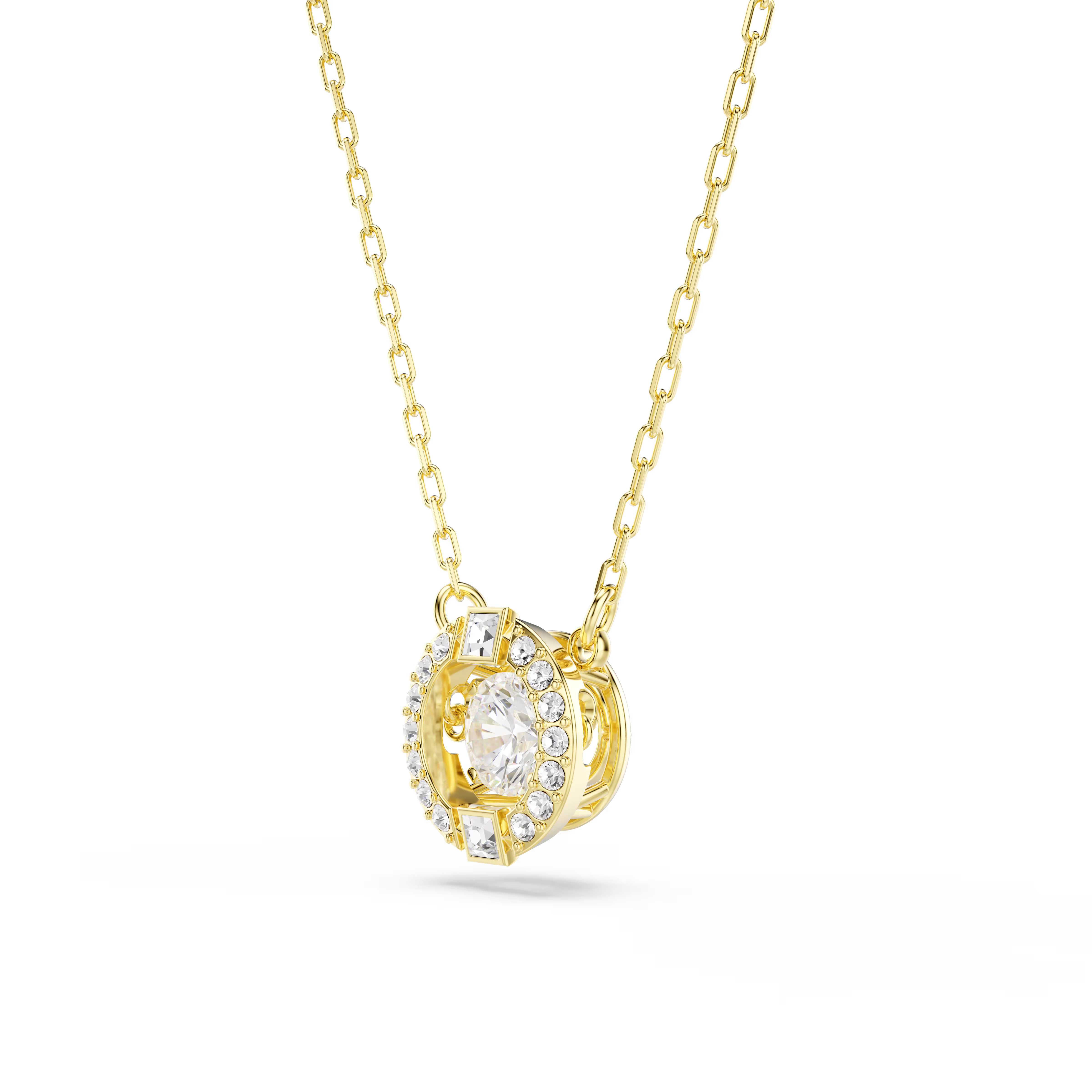 Swarovski Una Angelic Mixed Cuts Gold Necklace