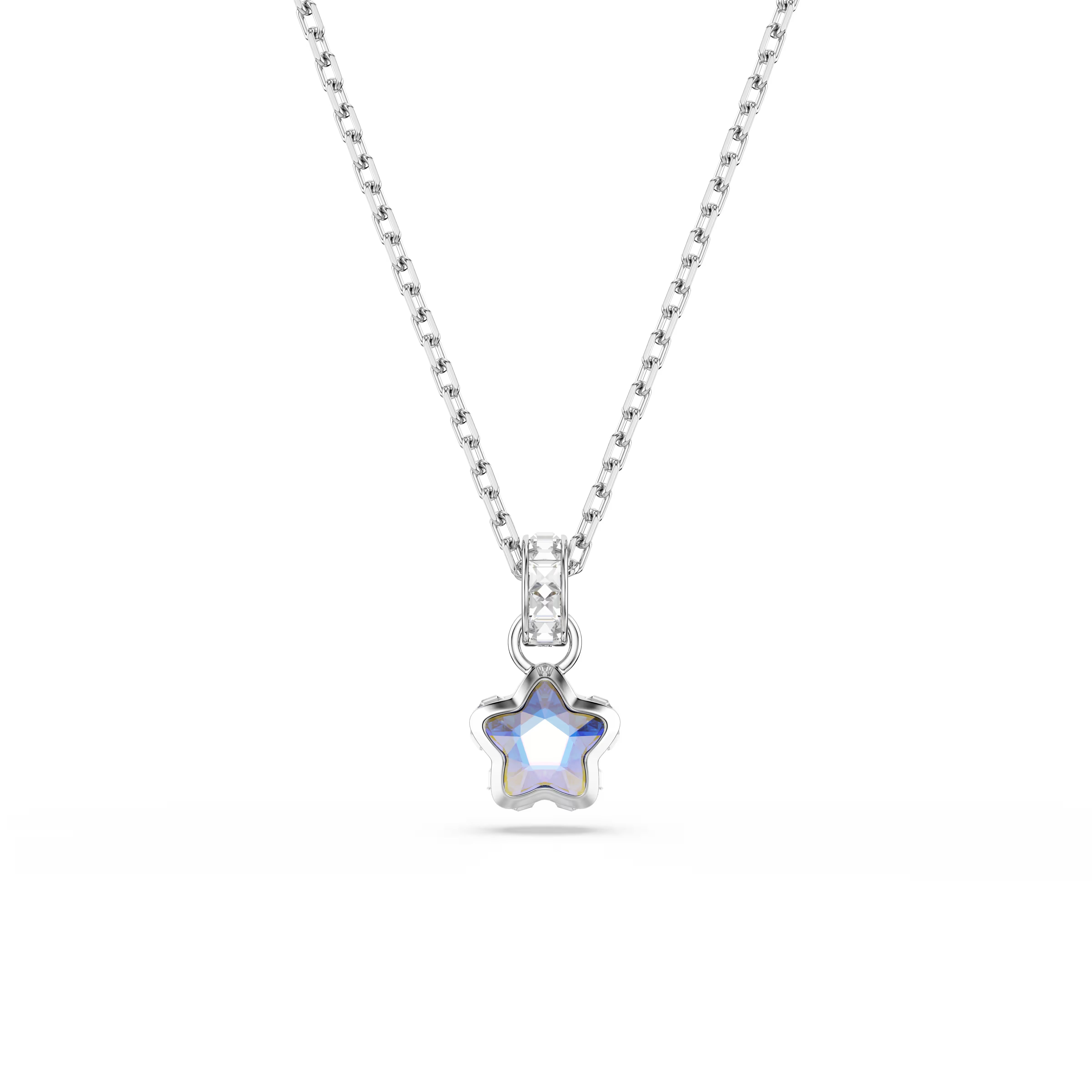 Swarovski Chroma Star Rhodium Necklace