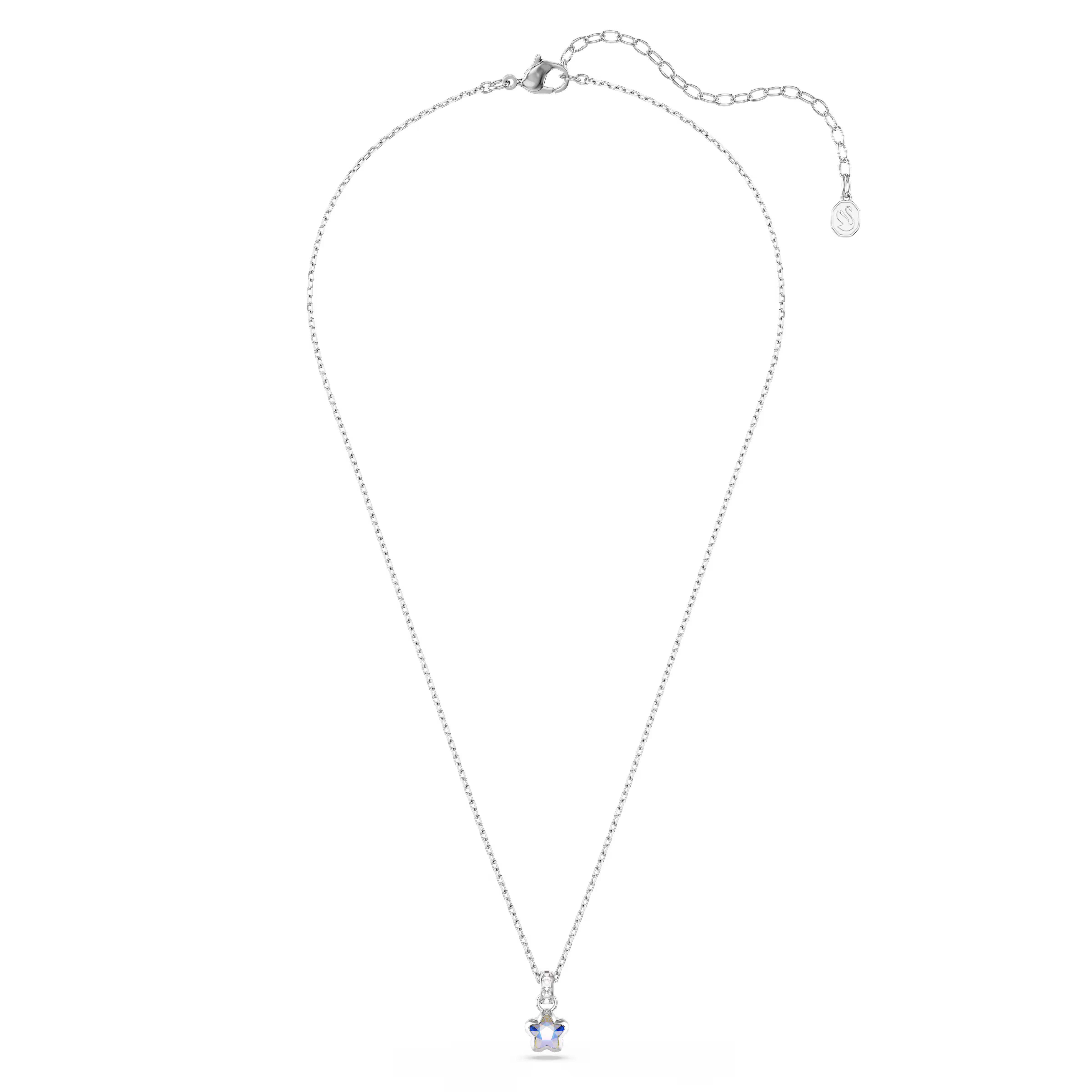Swarovski Chroma Star Rhodium Necklace