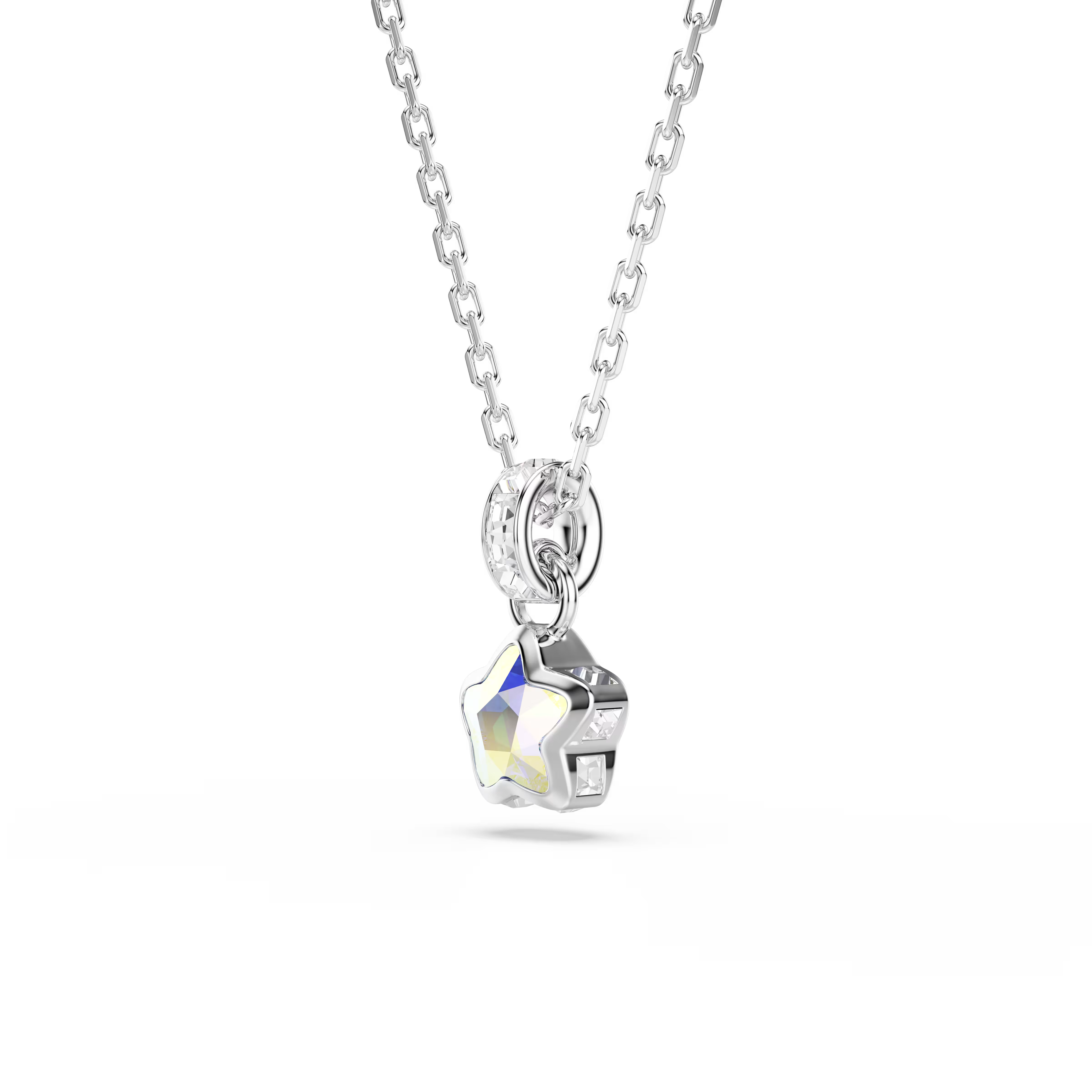 Swarovski Chroma Star Rhodium Necklace