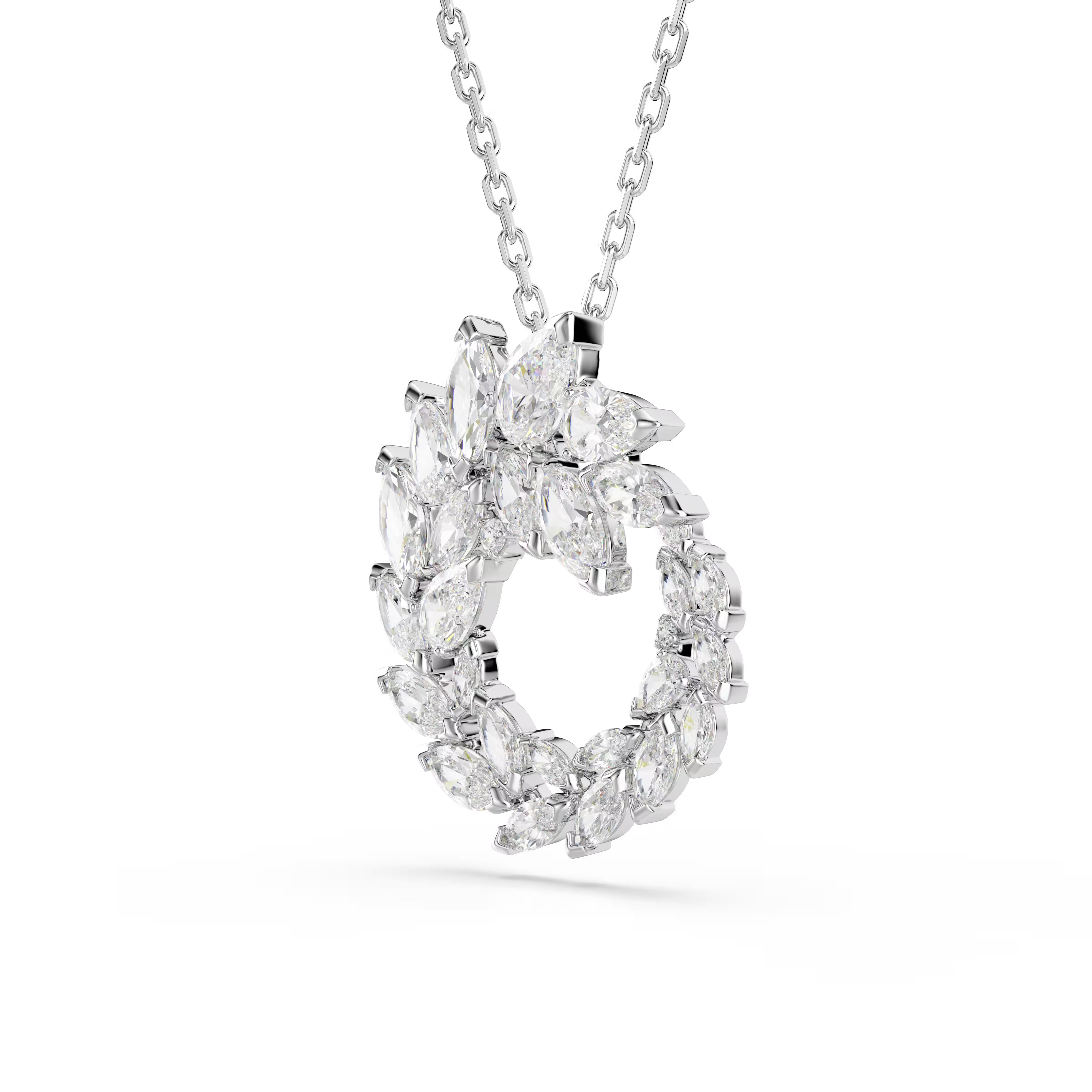 Swarovski Mesmera Marquise Cut Rhodium Necklace