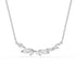 Swarovski Mesmera Marquise Cut Bar Rhodium Necklace