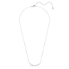 Swarovski Mesmera Marquise Cut Bar Rhodium Necklace