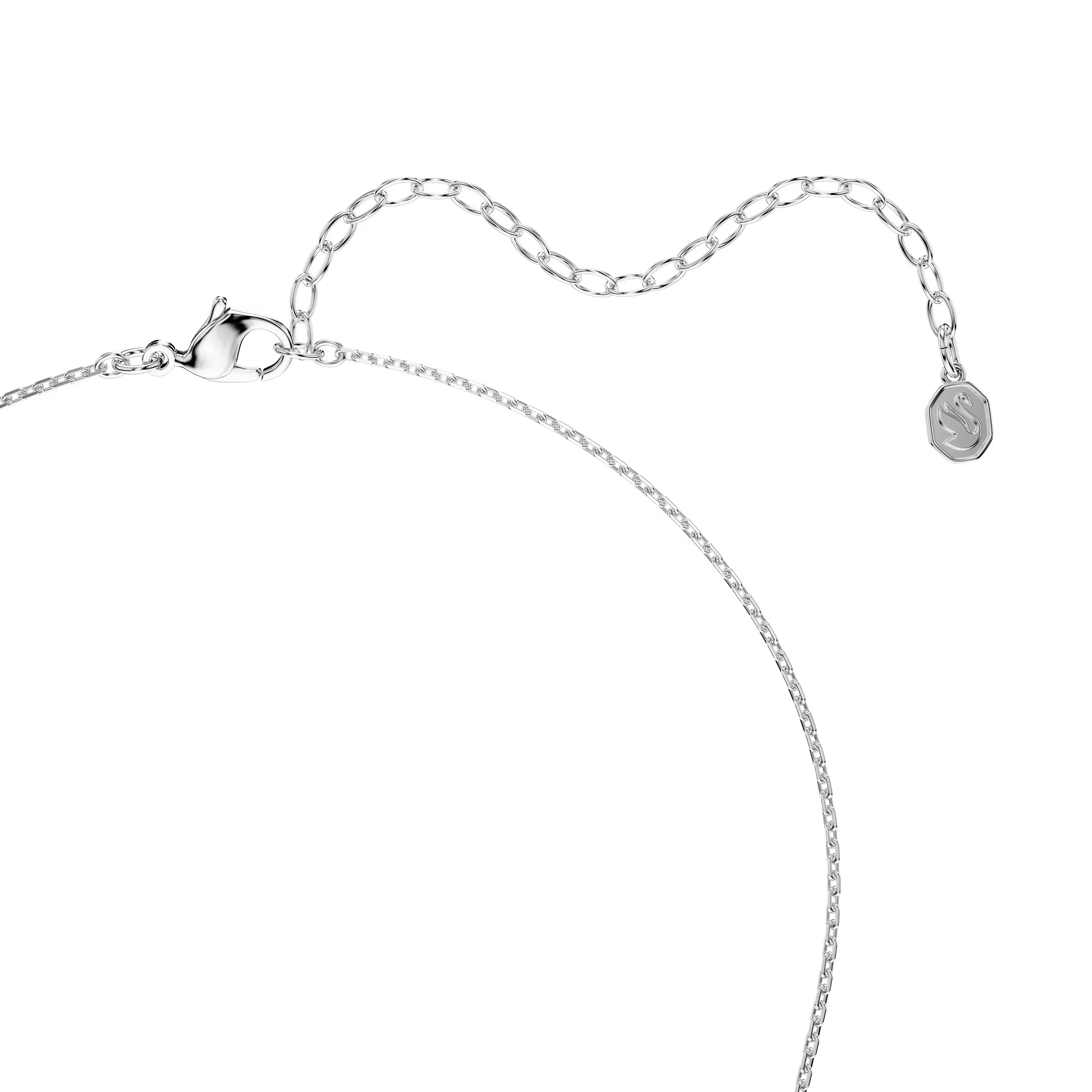 Swarovski Mesmera Marquise Cut Bar Rhodium Necklace