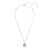 Swarovski Millenia Cushion Cut Blue Rhodium Necklace