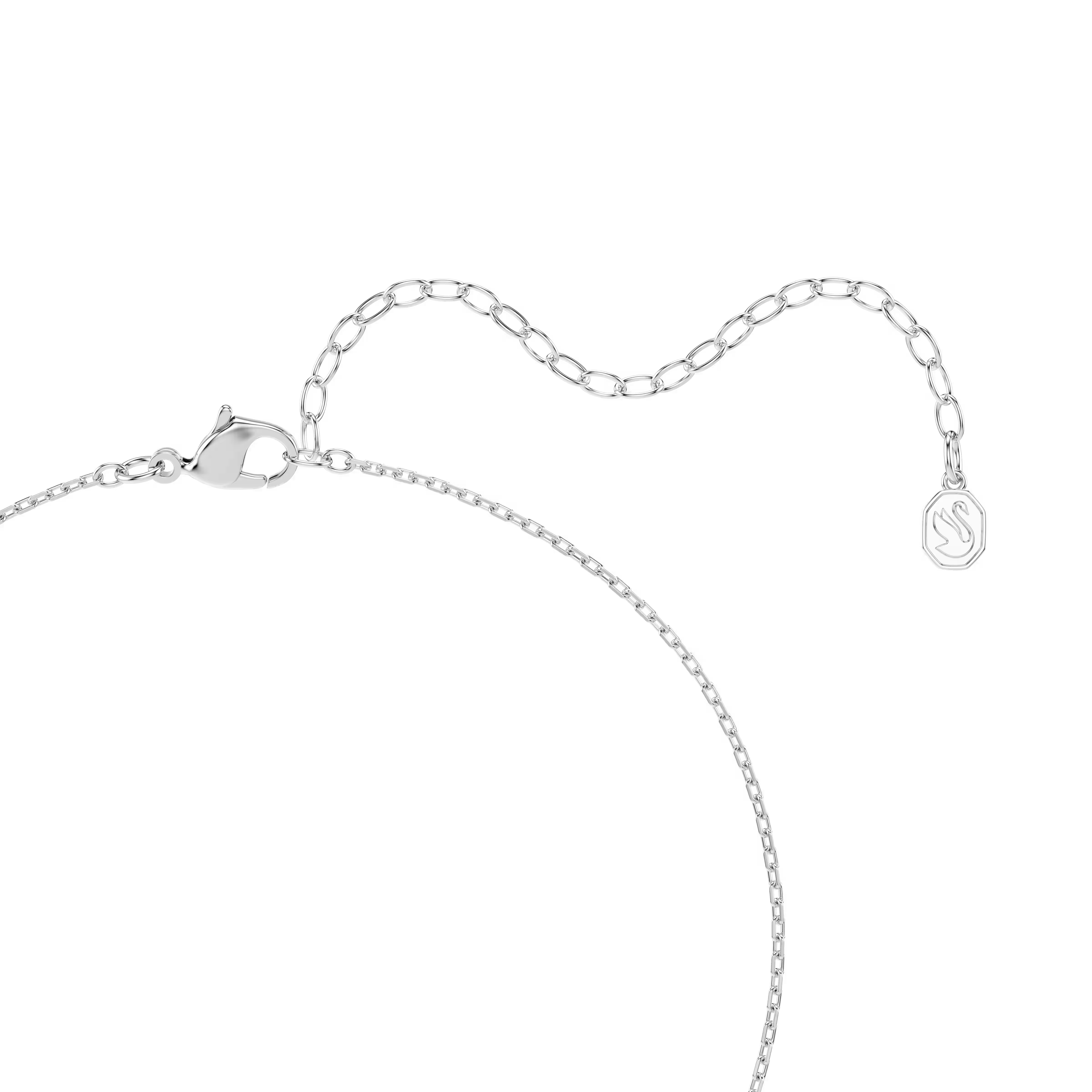 Swarovski Millenia Cushion Cut Blue Rhodium Necklace