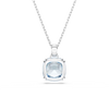 Swarovski Millenia Cushion Cut Blue Rhodium Necklace