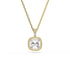 Swarovski Una Angelic Cushion Cut Gold Necklace