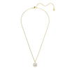 Swarovski Una Angelic Cushion Cut Gold Necklace