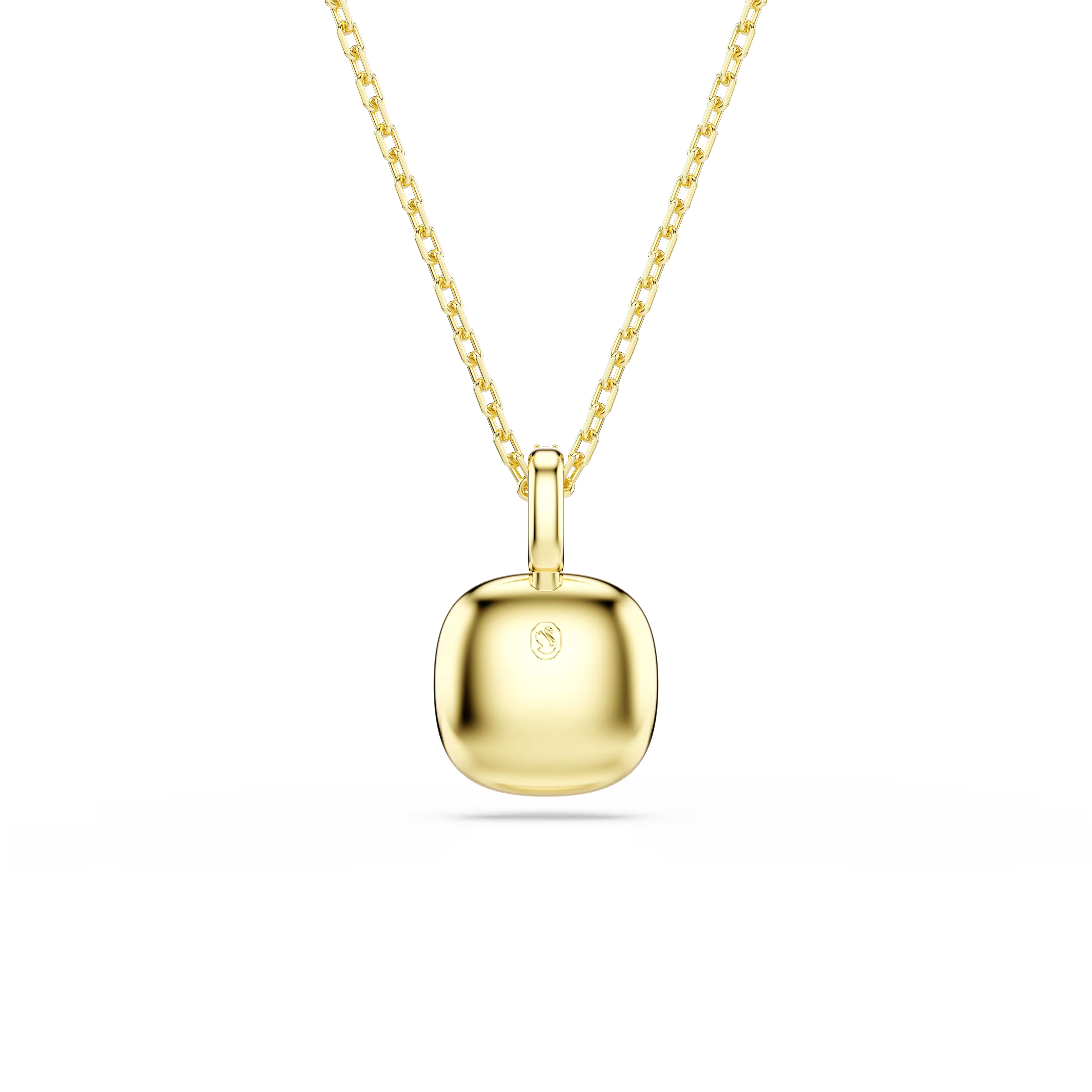 Swarovski Una Angelic Cushion Cut Gold Necklace