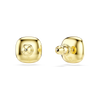 Swarovski Una Angelic Cushion Cut Gold Earrings