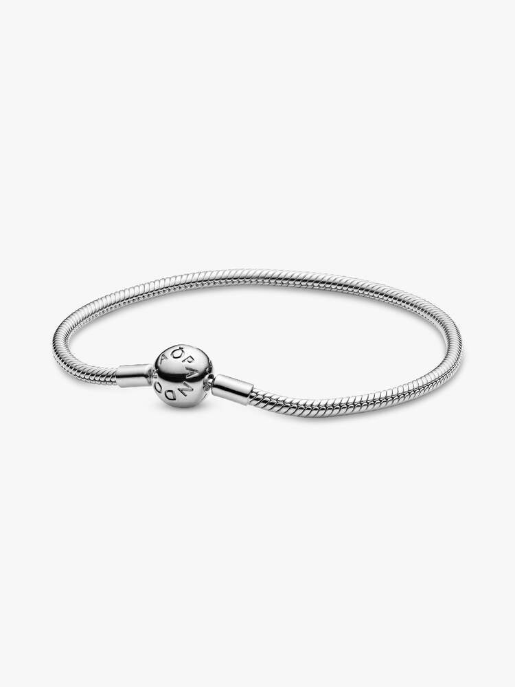 Pandora Smooth Moments Charm Bracelet-23cm