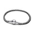 Pandora Black Cord Box Chain Bracelet