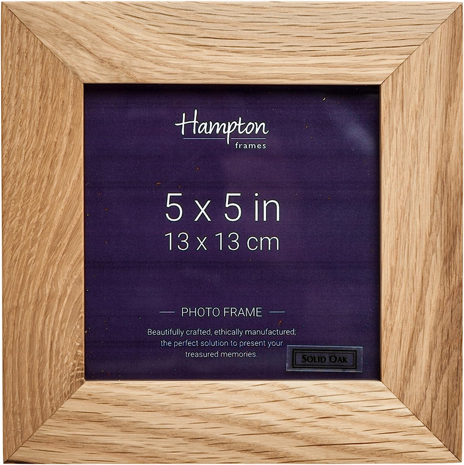 New England 5x5 Oak Frame by Hampton Frames