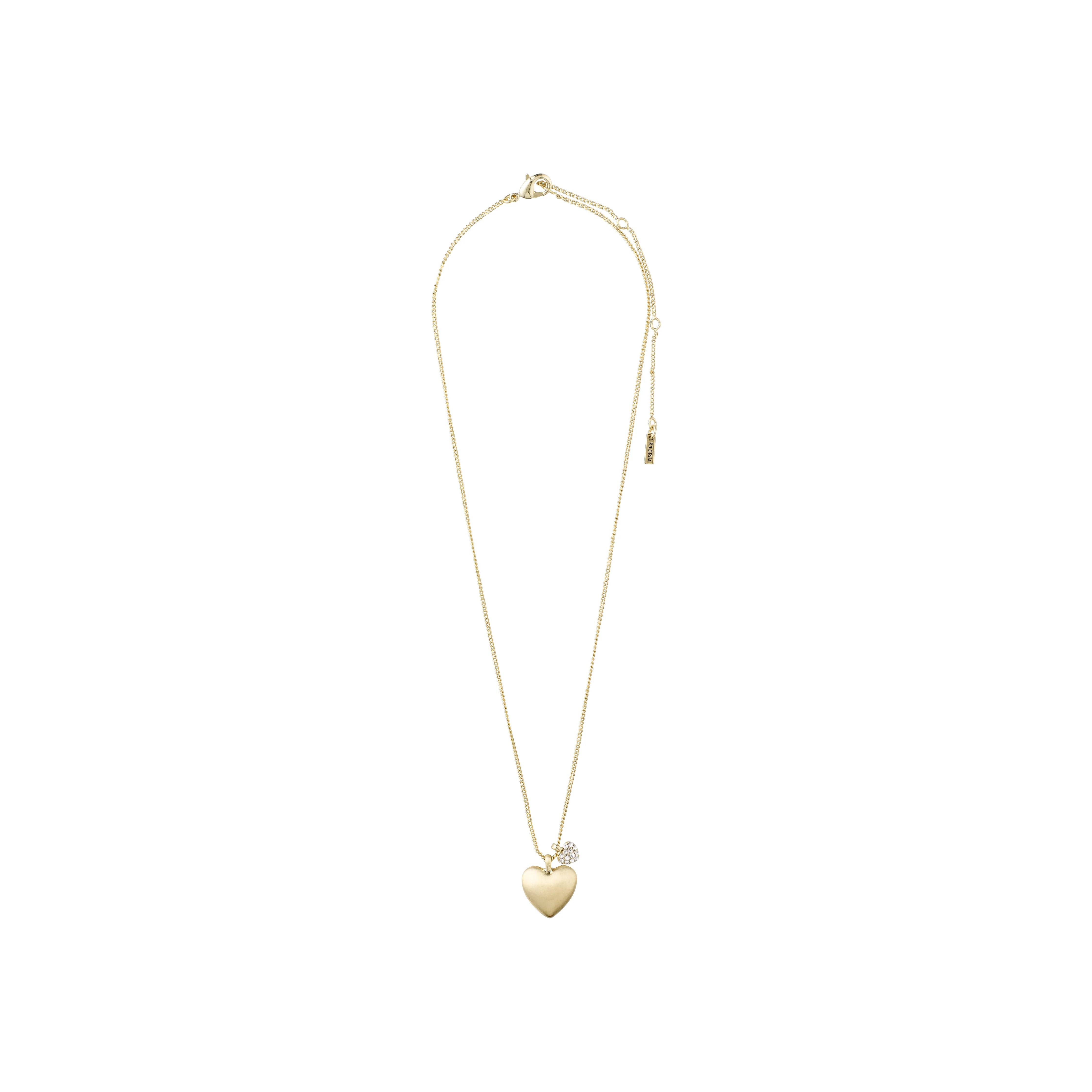 Pilgrim Sophia Heart Pendant Necklace Gold-Plated