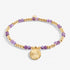 Joma A Little February Birthstone Amethyst Gold Bracelet