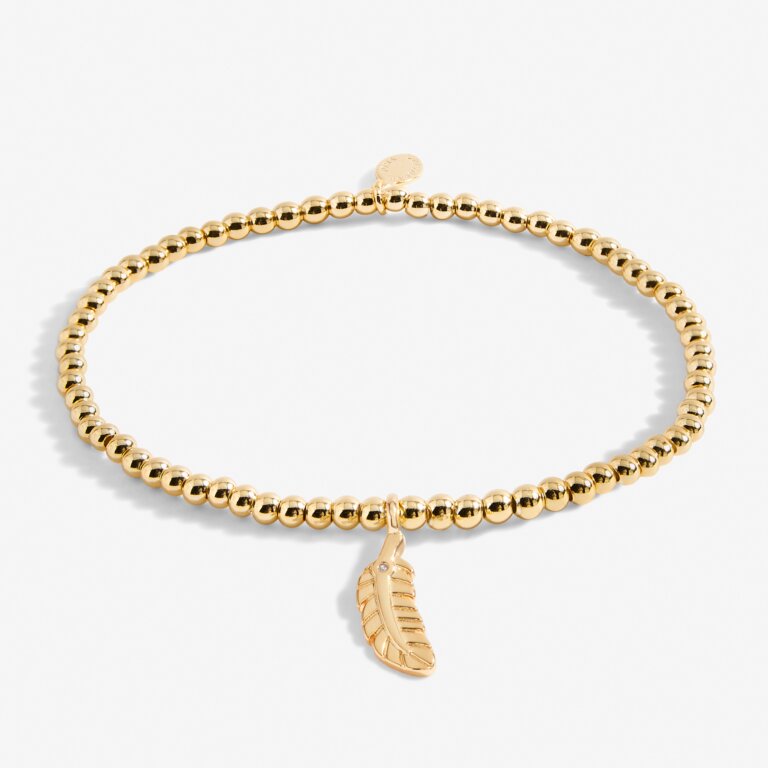 Joma Gold A Little Feathers Appear When Loved ones Are Near Bracelet