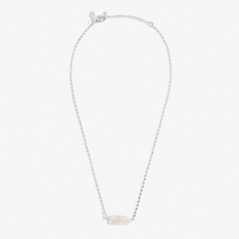 Joma Lumi Pearl Silver Necklace