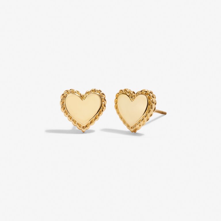 Joma Heart Of Gold Gold Boxed Earrings