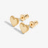 Joma Heart Of Gold Gold Boxed Earrings