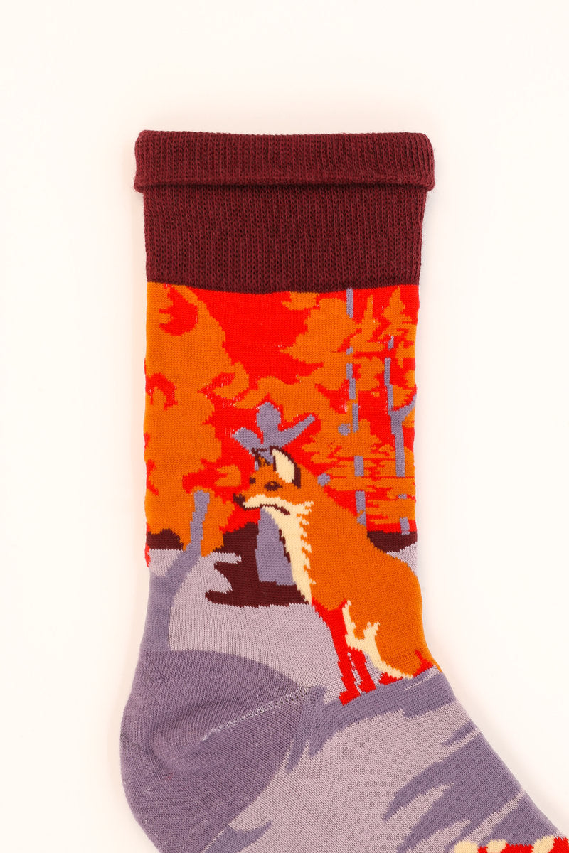 Powder Men's Fox Scene Socks