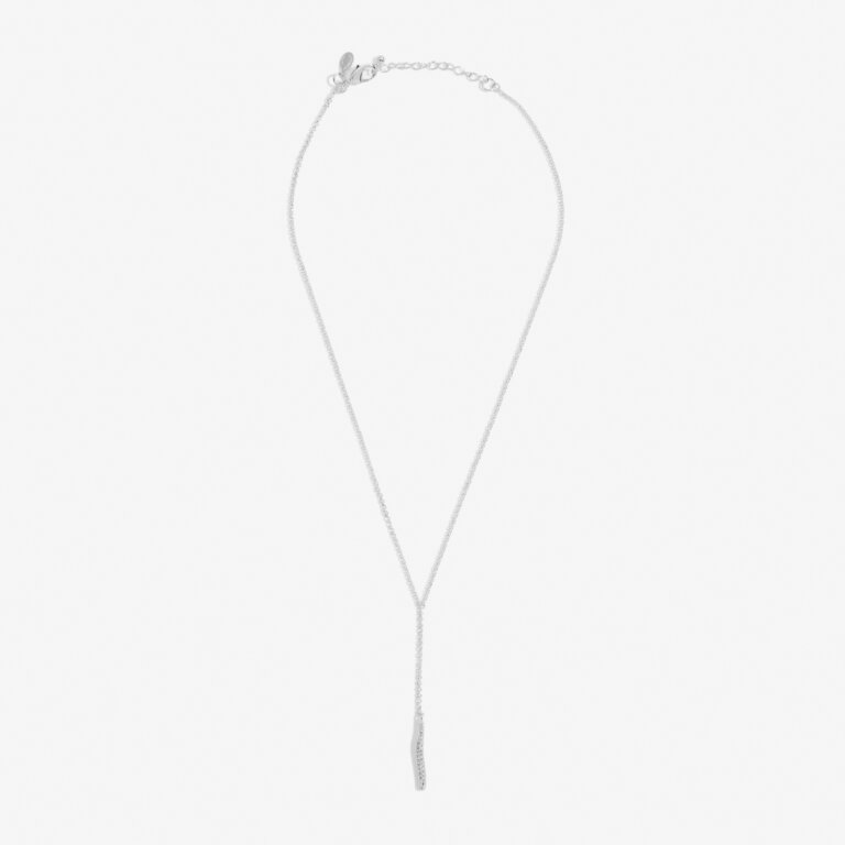 Joma Afterglow Silver Lariat Necklace