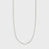 Pilgrim Joanna Flat Snake Chain Necklace Silver-Plated