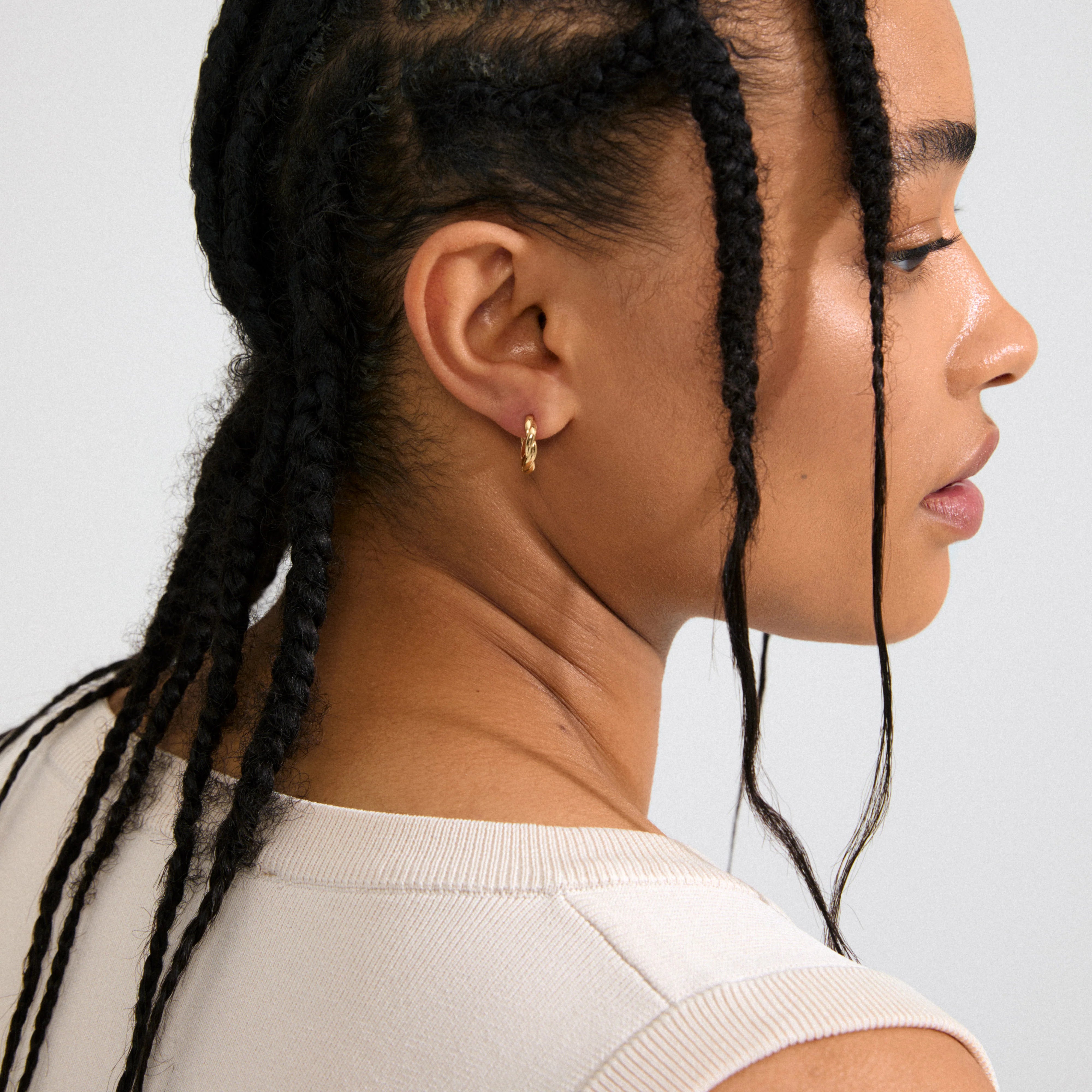 Pilgrim Declan Earrings Gold-Plated