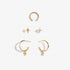 Joma Stacks Of Style Gold Star Earrings Set