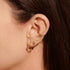 Joma Stacks Of Style Gold Organic Earrings Set