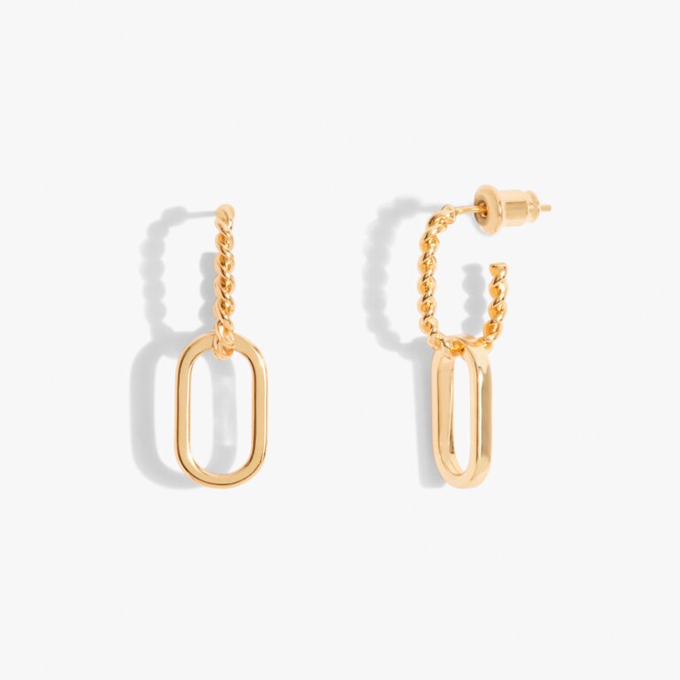 Joma Gold Rope Statement Earrings