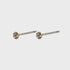 Pilgrim Sylvie Small Crystal Stud Earrings Gold-Plated