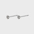 Pilgrim Sylvie Small Crystal Stud Earrings Silver-Plated